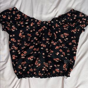 Floral crop top
